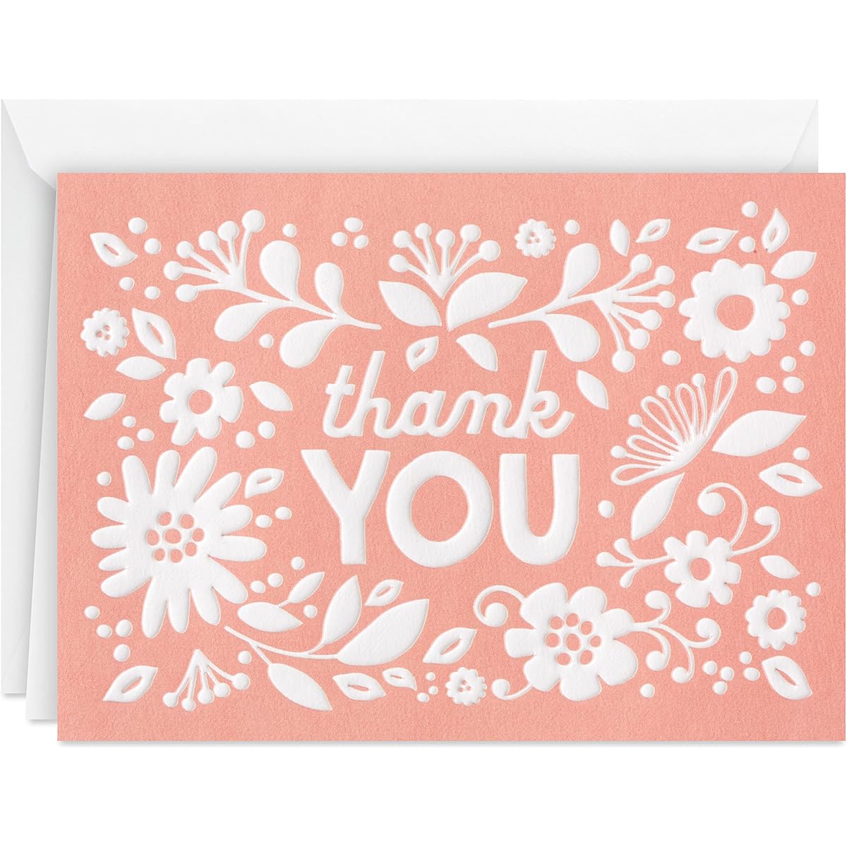 Hallmark Thank You Card Pack with Pink Rustic Flowers (20 Thank You Notes and Envelopes for Baby Showers, Weddings, and All Occasions)