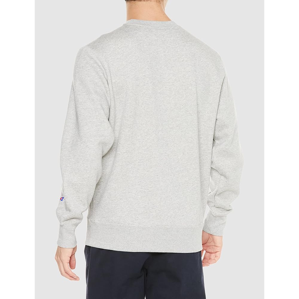 [Champion] Sweatshirt, Long Sleeve, Brushed Lining, One Point Logo, Crew Neck Sweatshirt C3-W005Z Men's