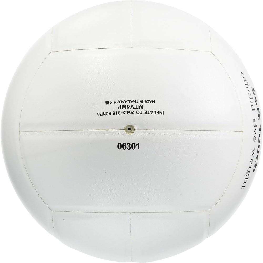 molten Volleyball Soft Touch No. 4 Ball Natural Leather White MTV4MP