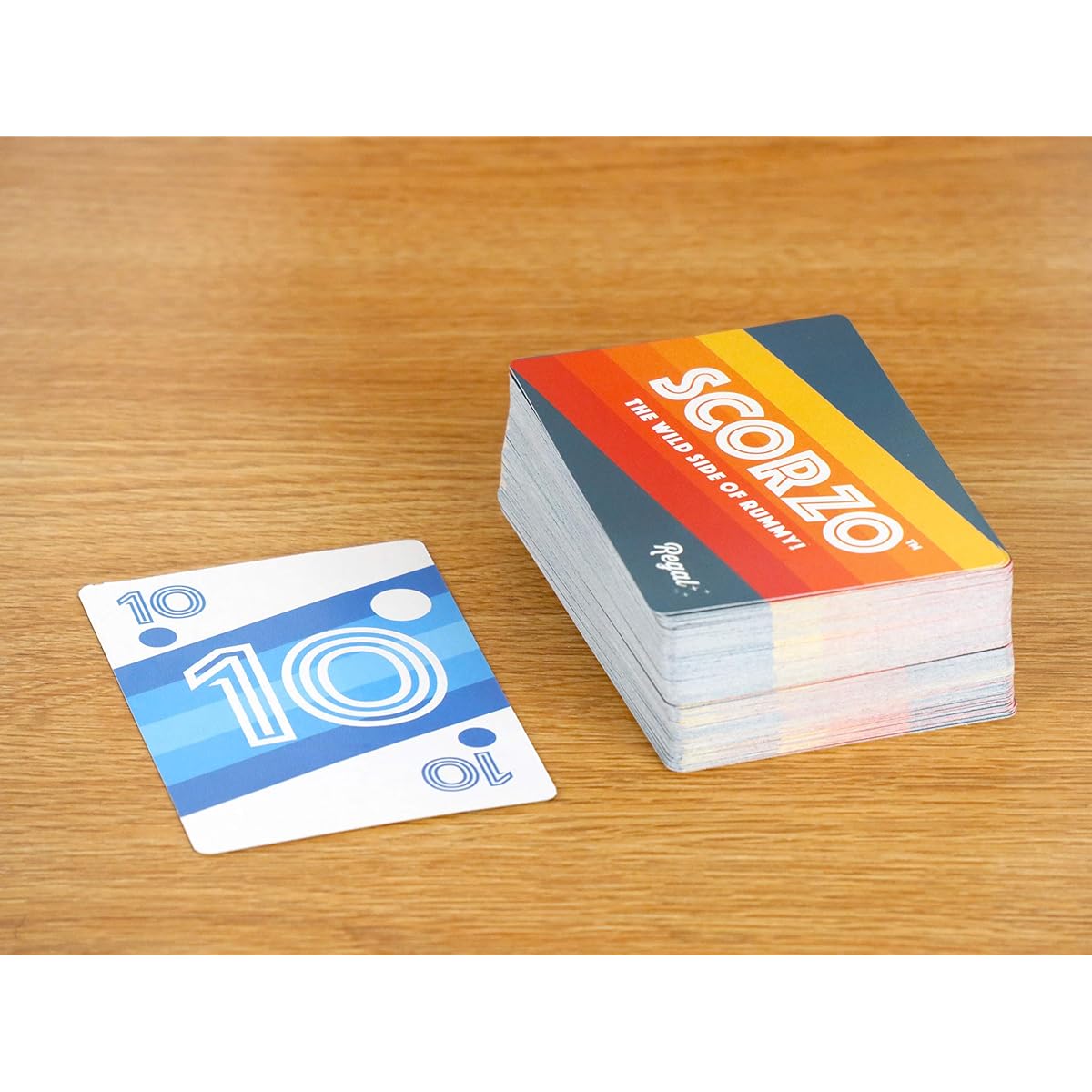 Regal Games ScorZo Fun Family Friendly Rummy Card Game for 2-6 players Ages 8+