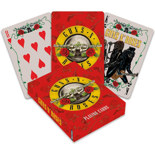 AQUARIUS Guns N' Roses Playing Cards - Guns N' Roses Themed Card Deck for Your Favorite Card Games - Officially Licensed Guns N' Roses Merchandise & Collectibles