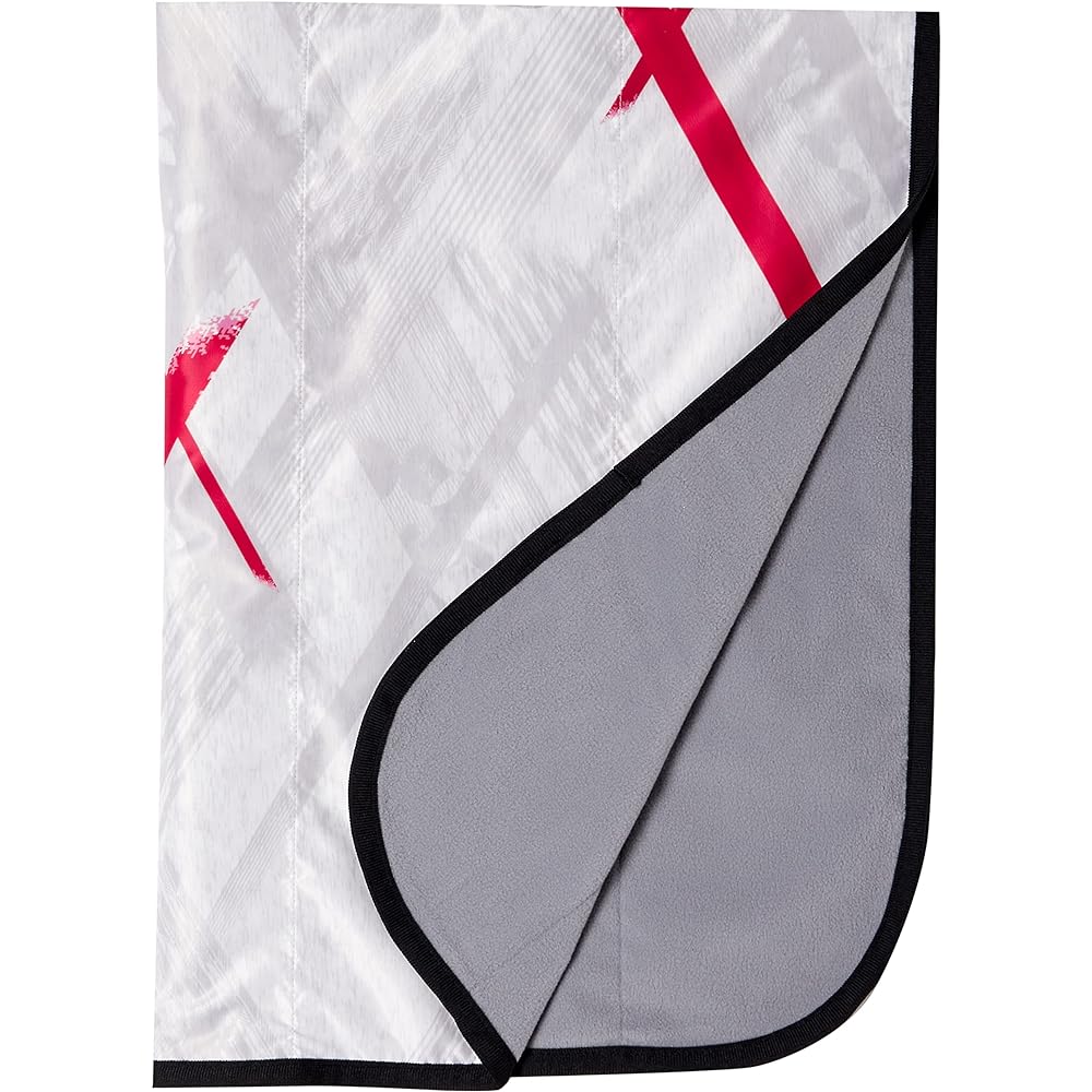 [Mizuno] Breath Thermo Blanket, Moisture Absorption and Heat Generation, Synergy Design, Player Interlocking Pattern, Cold Protection, Sports Watching, Support, White 32JY2305, Free