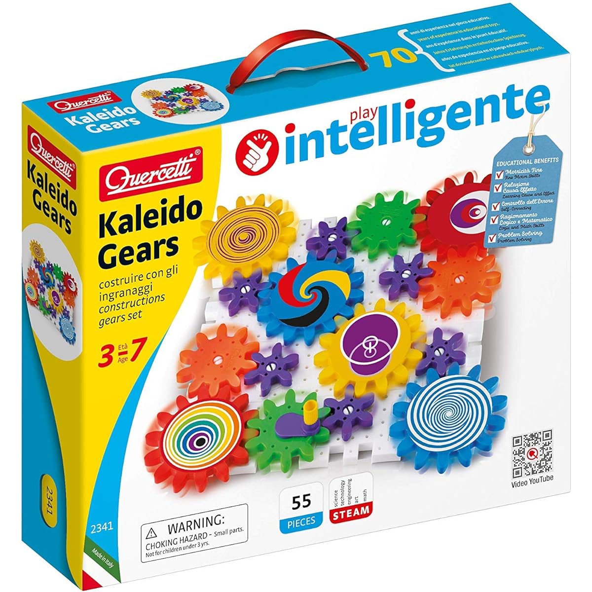 Quercetti Kaleido Gears Quercetti Kaleido Gear Colorful Gear Parallel Import Product