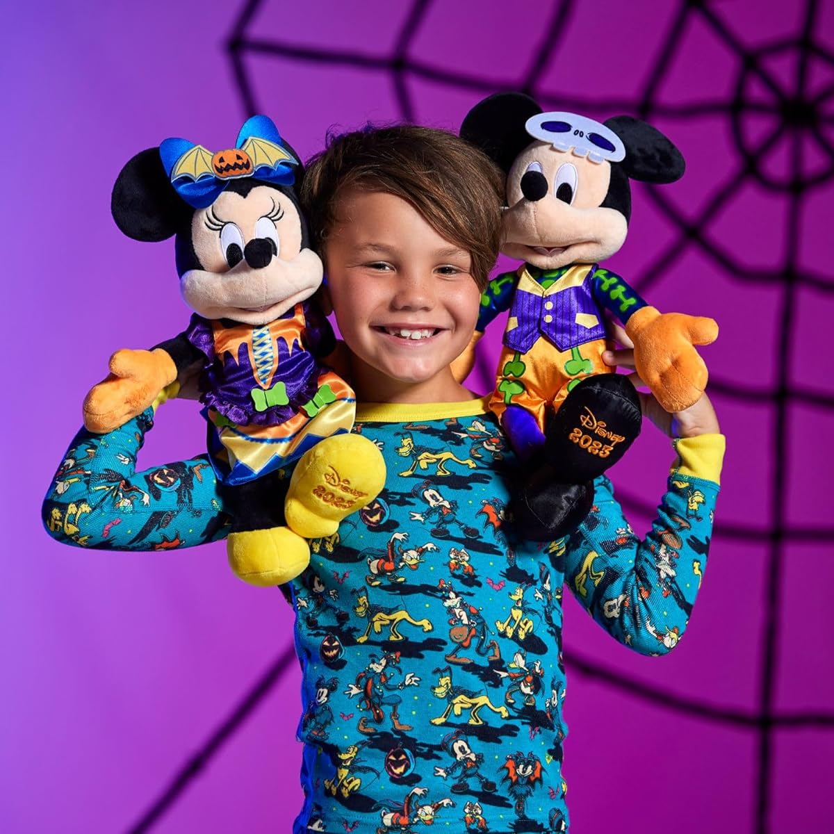 Mickey Mouse Glow in the Dark Halloween 2023 Plush - Medium 15"