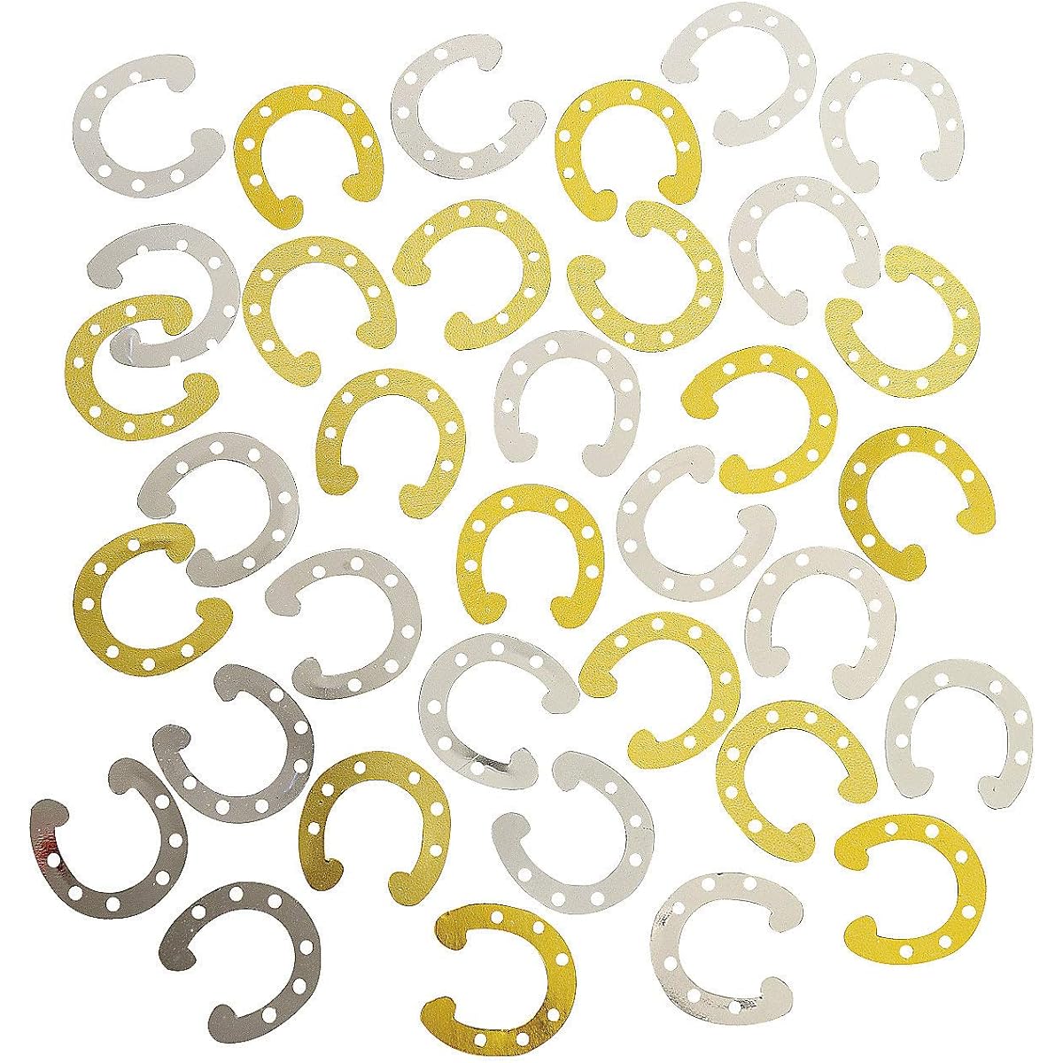 Fun Express Horseshoe Confetti 2oz for St. Patrick's Day Party Decorations General Decorations Confetti St. Patrick's Day 1 Sheet