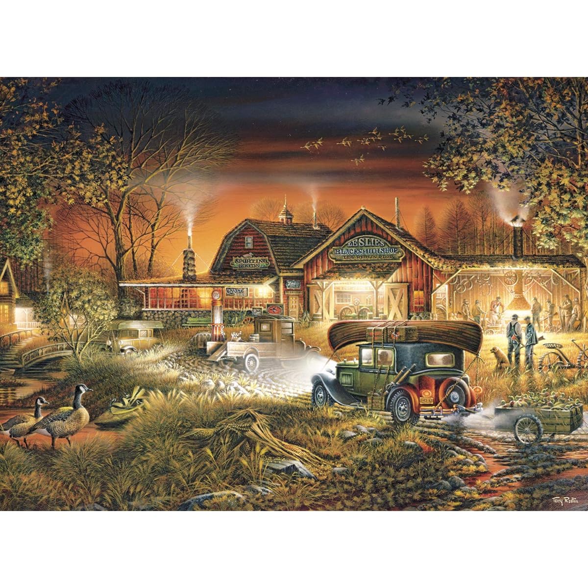 Buffalo Games - Terry Redlin - Morning Warm Up - 1000 Piece Jigsaw Puzzle