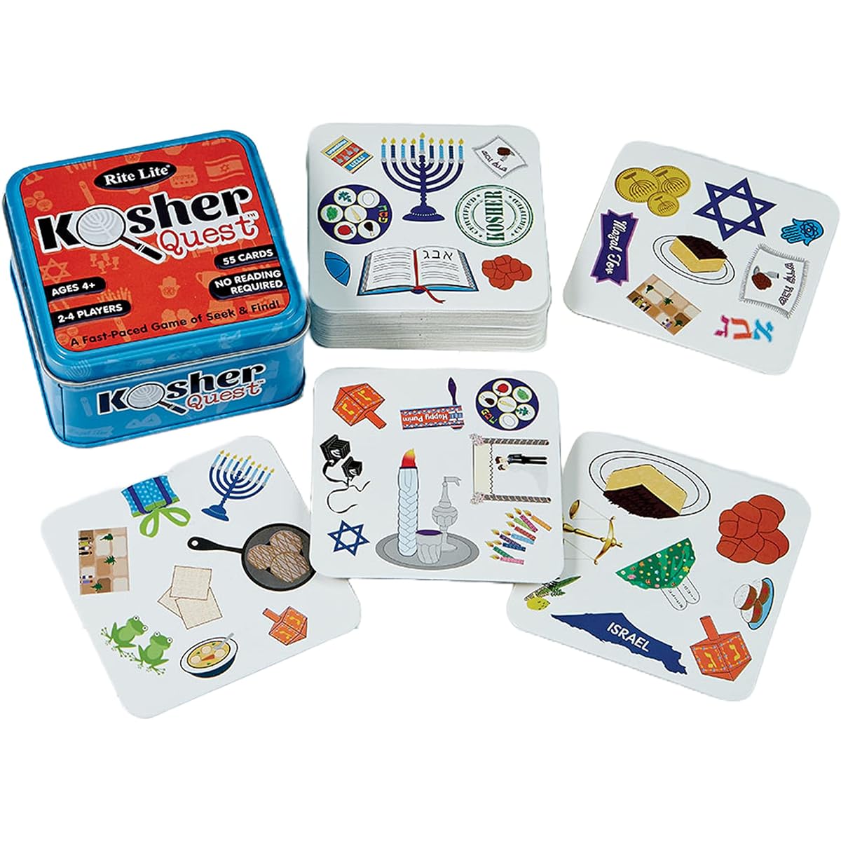 Rite Lite Chanukah KosherQuest Game Collector's Tin Hanukkah