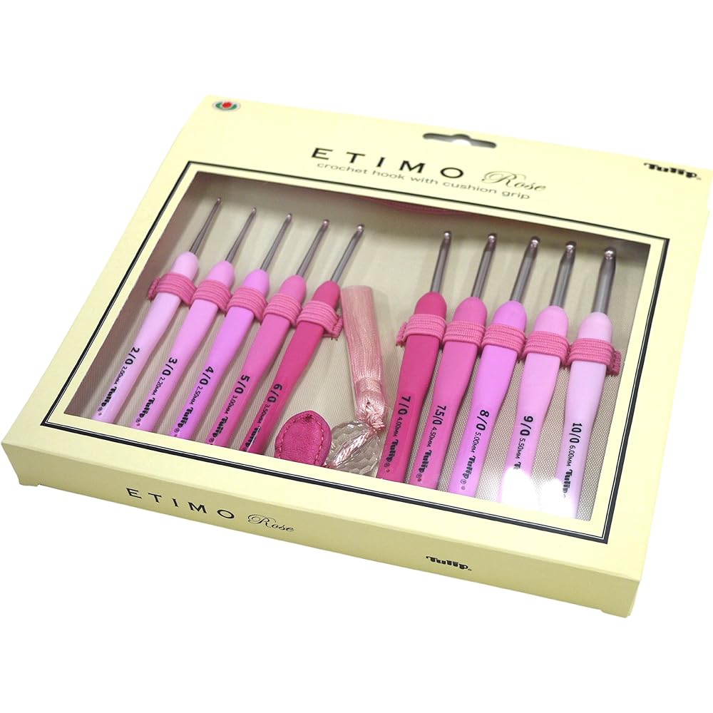 Tulip ETIMO Rose Crochet set with grip TER-001