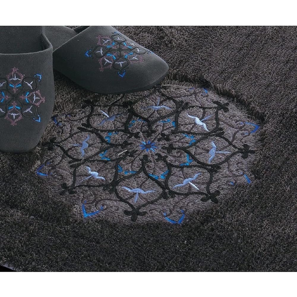Senko M+home Mina Bath Mat Interior Mat Dark Gray Approx. 55 x 85 cm 17395
