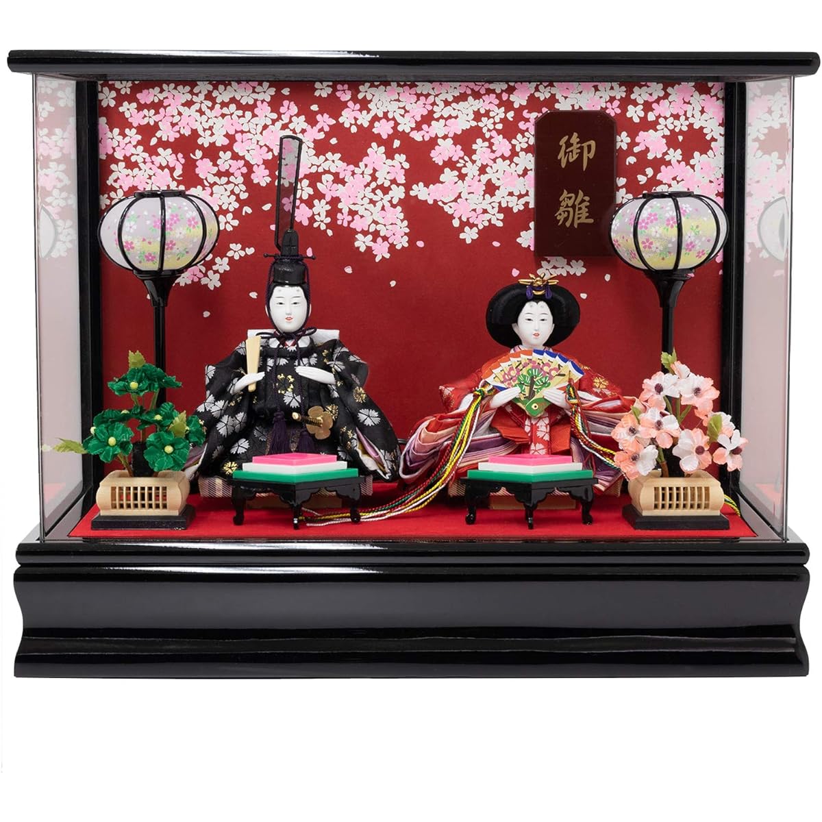 [Kyoetsu] Hina Doll, Compact, Cased, Case Decoration, Prince and Princess Decoration, Hina Doll (hm)HN001M