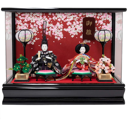 [Kyoetsu] Hina Doll, Compact, Cased, Case Decoration, Prince and Princess Decoration, Hina Doll (hm)HN001M