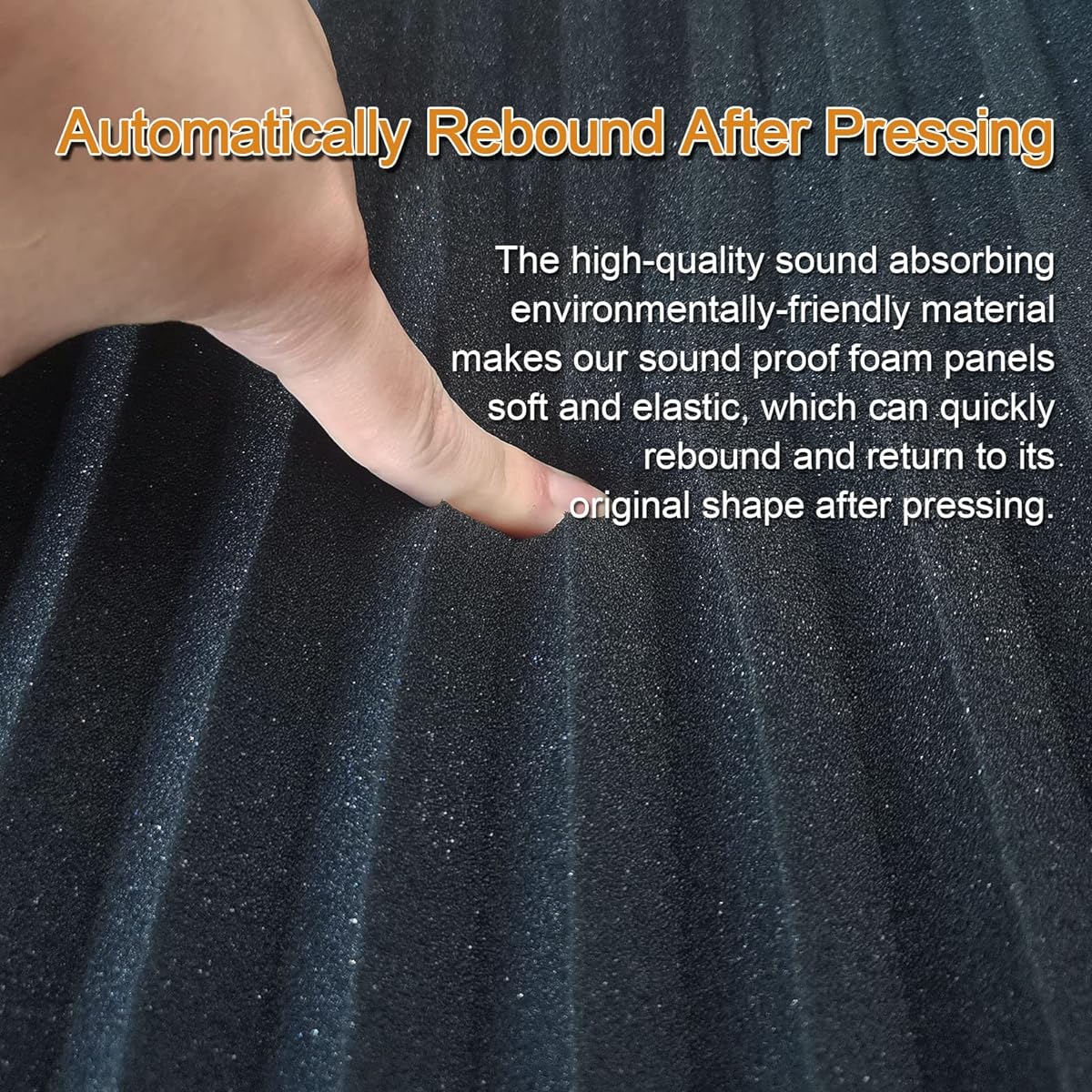 Frcevzoie 52 Pack Acoustic Foam Panels 12" x 12" x 1" Indoor Sound Insulation Boards for Sound Training Rooms, Anchor Rooms, Movie Theaters, Perfect for Any Acoustic Improvement (Black/Green)