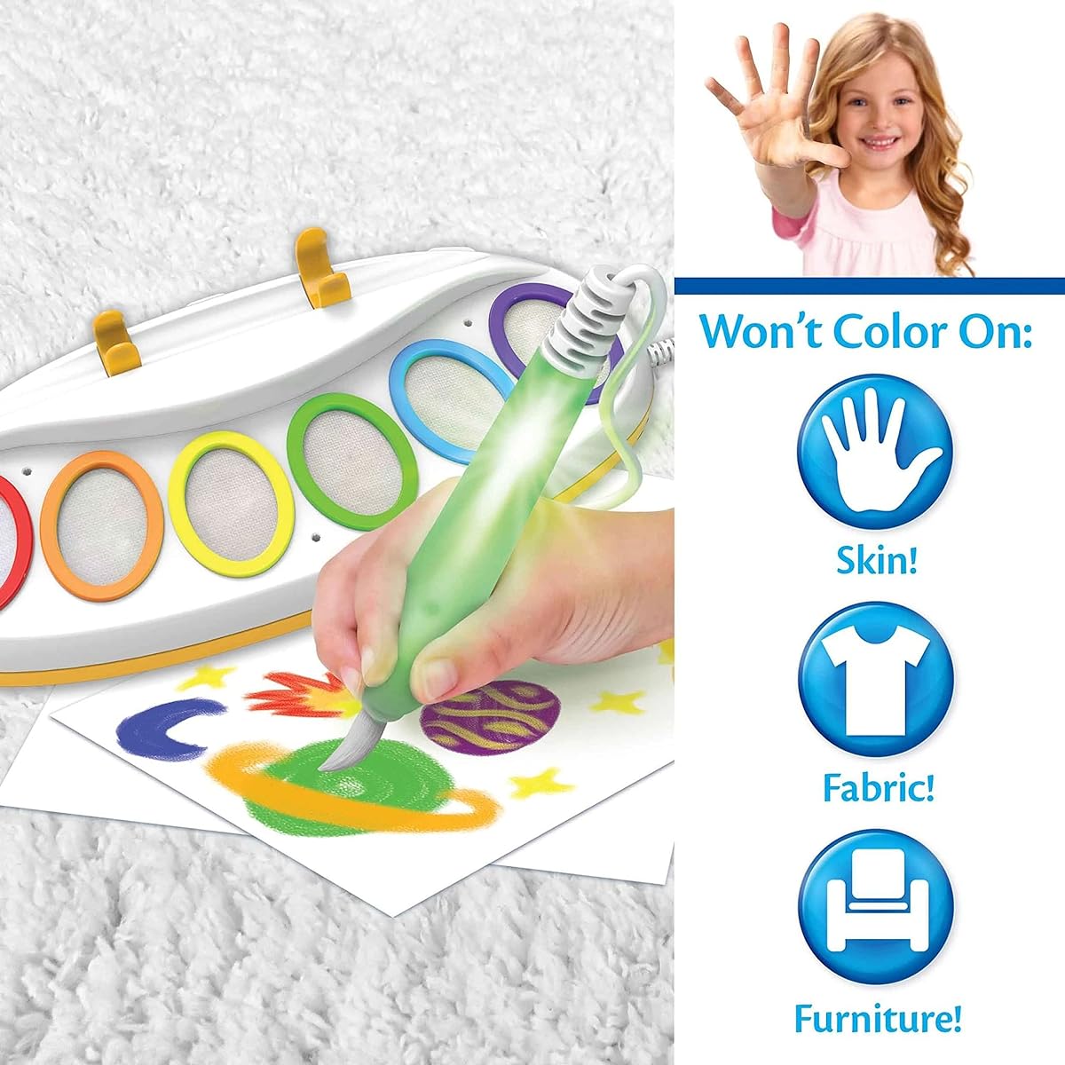 Crayola Color Wonder Magic Light Brush, Mess Free Painting, Gift for Kids, 3, 4, 5, 6