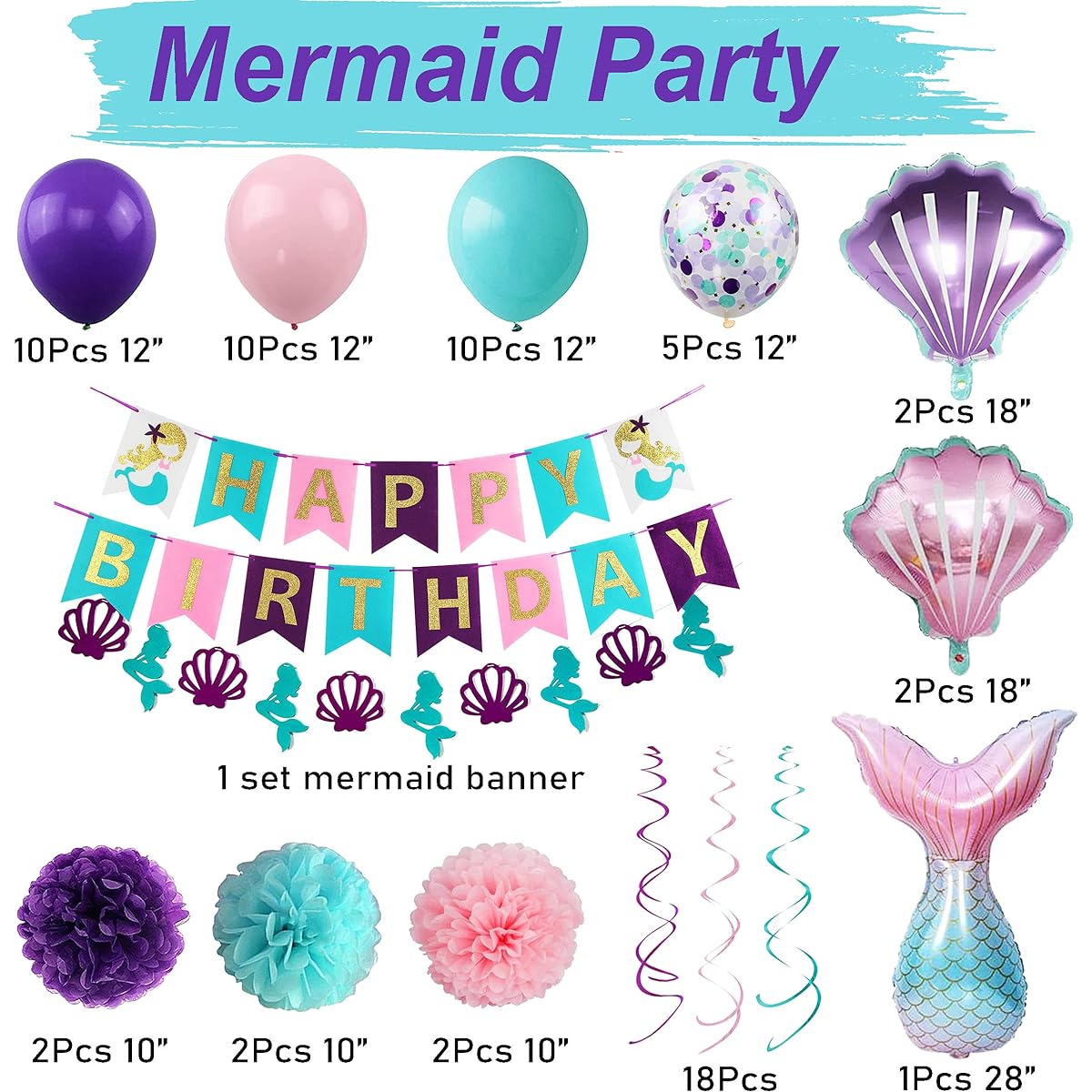 Mermaid Party Decorations