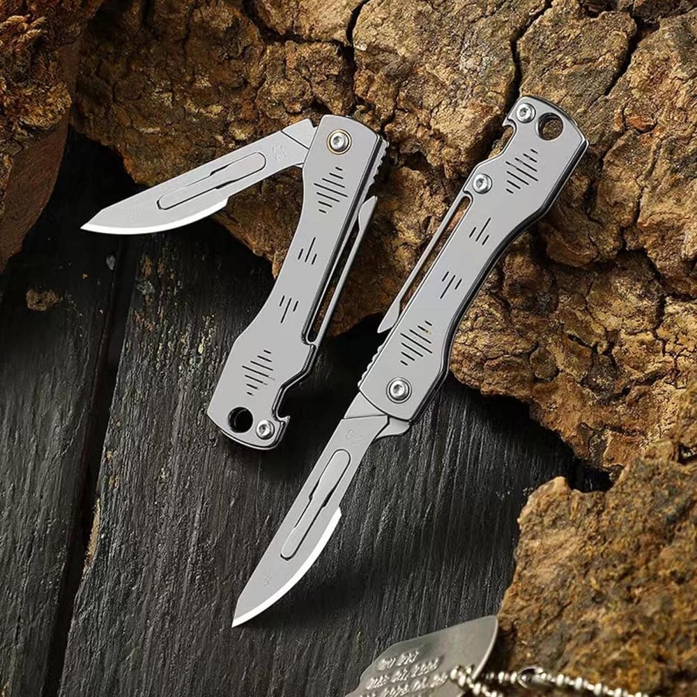 Folding Knife, Practical EDC Pocket Knife, 5cm #24