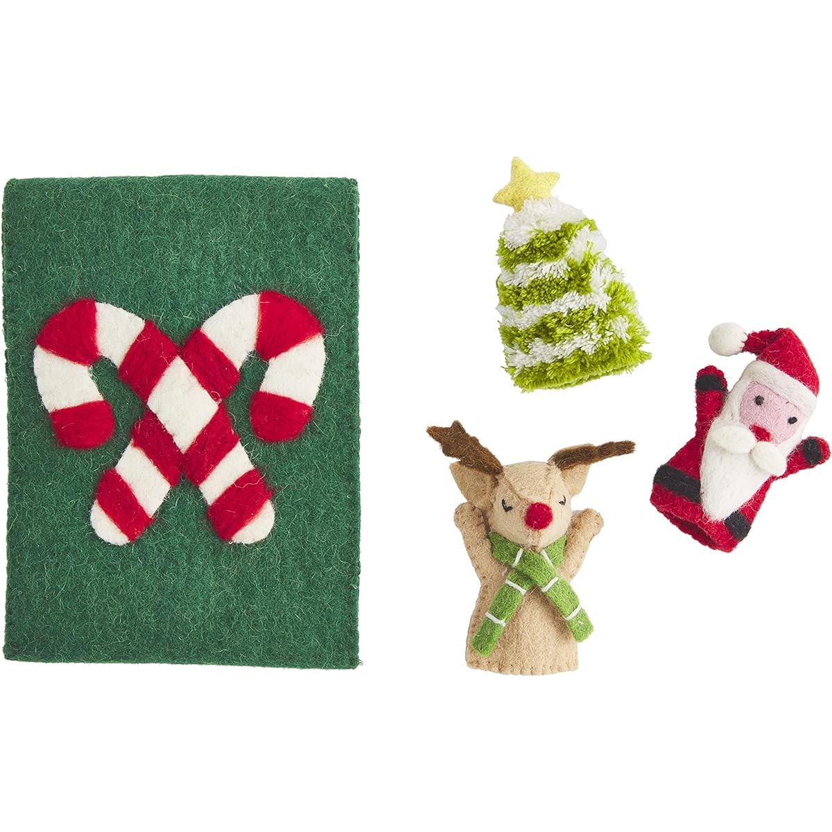 Mud Pie Kids Finger Puppets Christmas