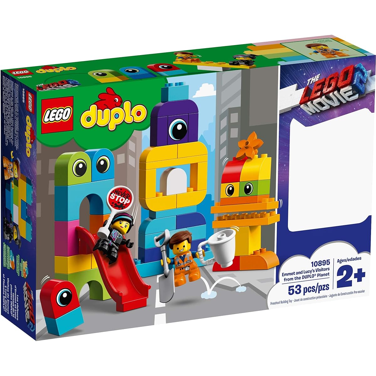 LEGO Duplo Emmet and Lucy's Block City 10895 The Lego Movie Blocks Toys for Girls