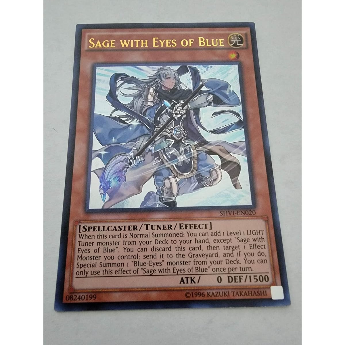 Blue-Eyed Sage - SHVI-EN020 - Shining Victory - Ultra Rare - Unlimited Edition