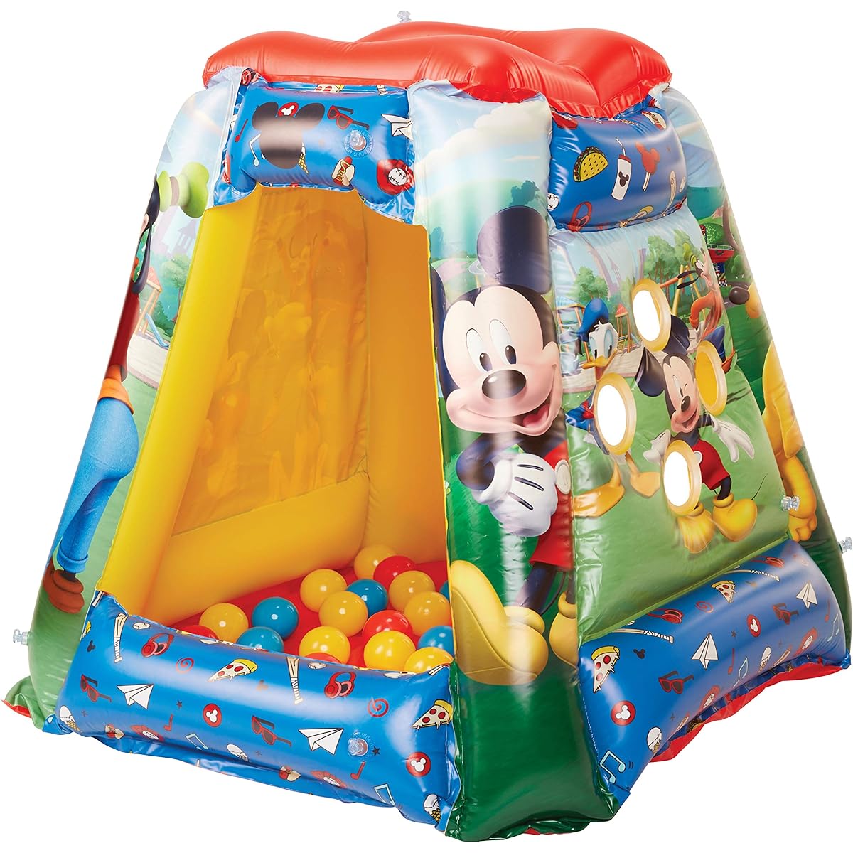 Mickey Mouse 94785 Ball Pit - 1 inflatable + 20 soft flex balls