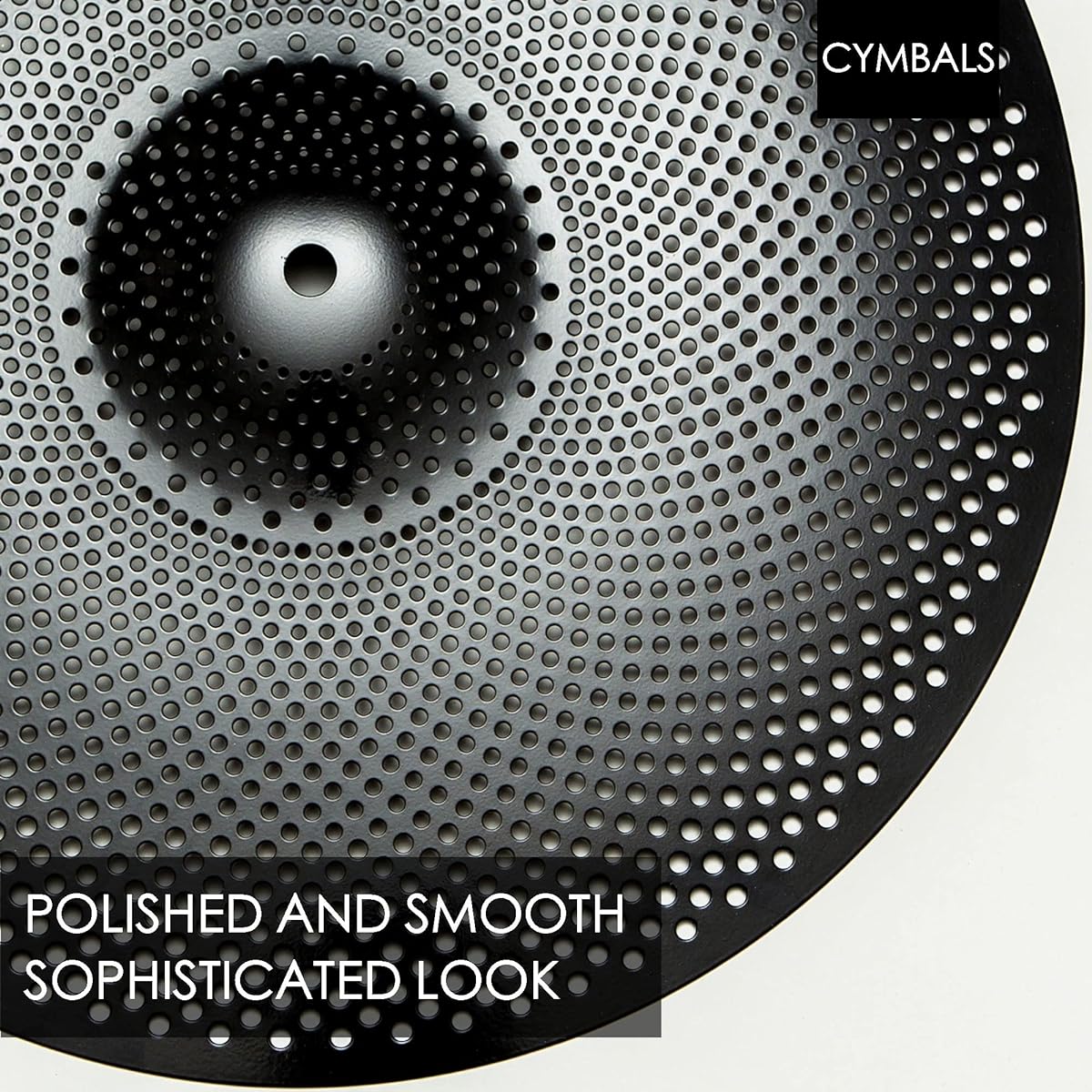 Small quantity 10 inch splash cymbal 10 inch practice splash cymbal quiet splash cymbal (10 inch, black)