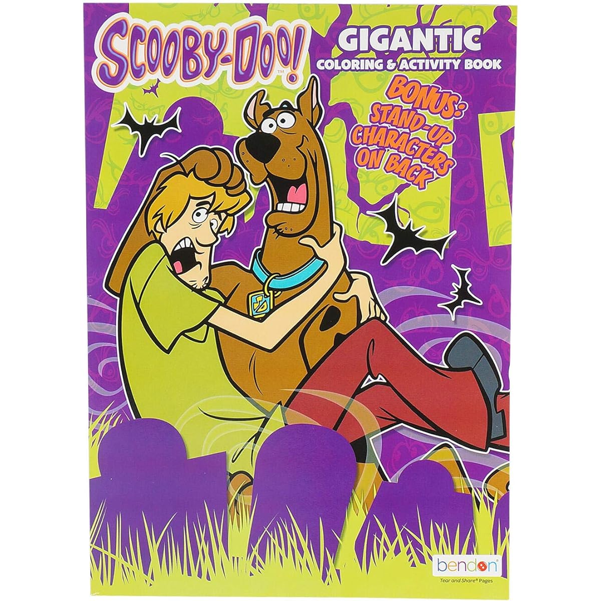 Scooby-Doo Giant 192 Page Coloring Book with Stand Up Characters on the Back