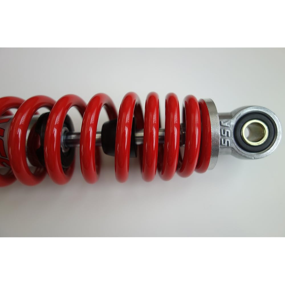 YSS Rear Suspension Address V125/G/S Chrome/Red 5 Stage Spring Preload V125-315-RED