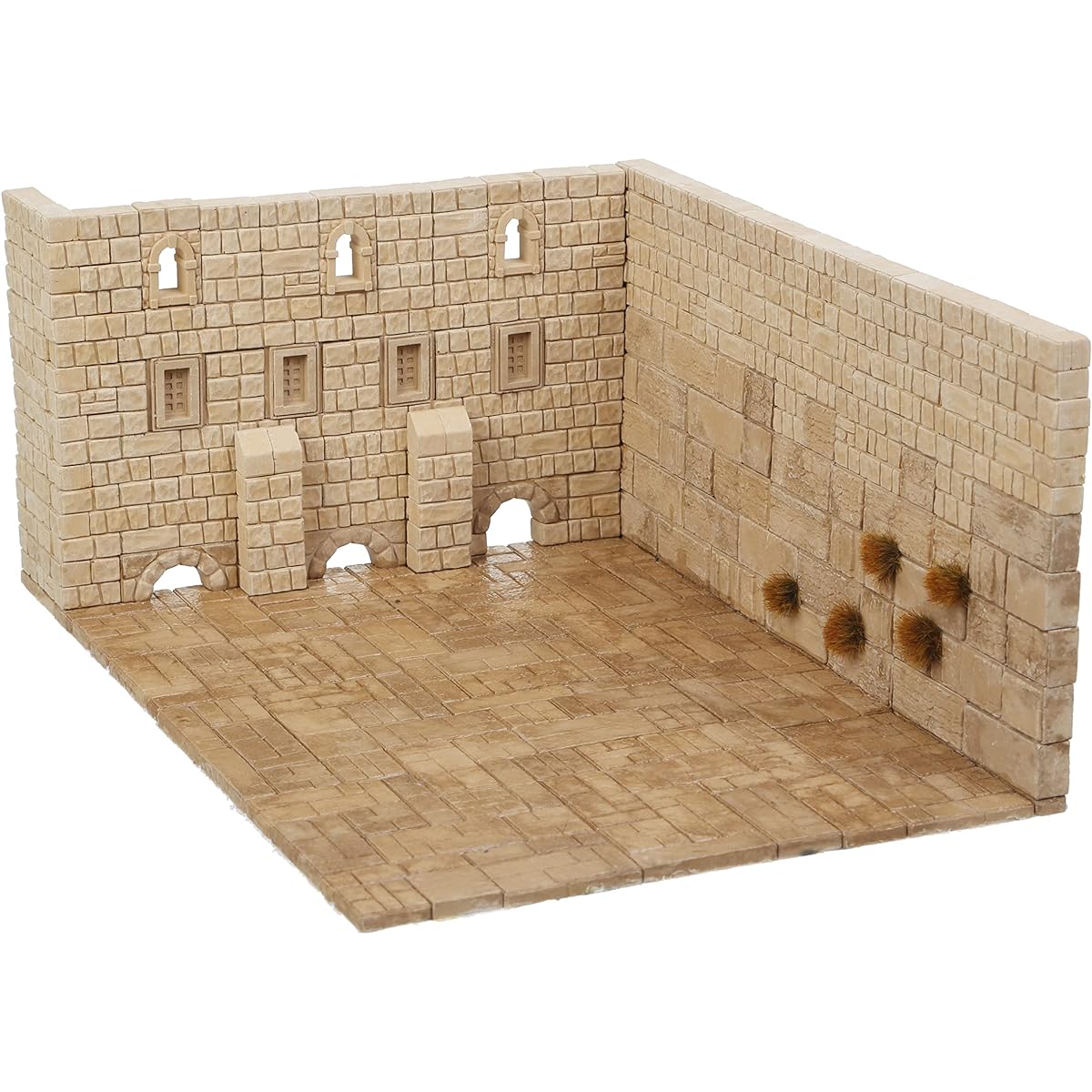 Wise Elk West Wall Mini Brick Constructor Set Beige