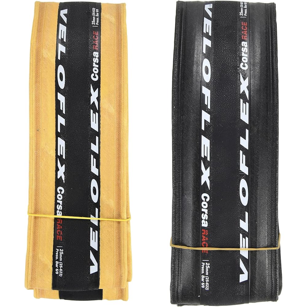 VELOFLEX Corsa Lace 25C Clincher VELOFLEX Gum Sidewall