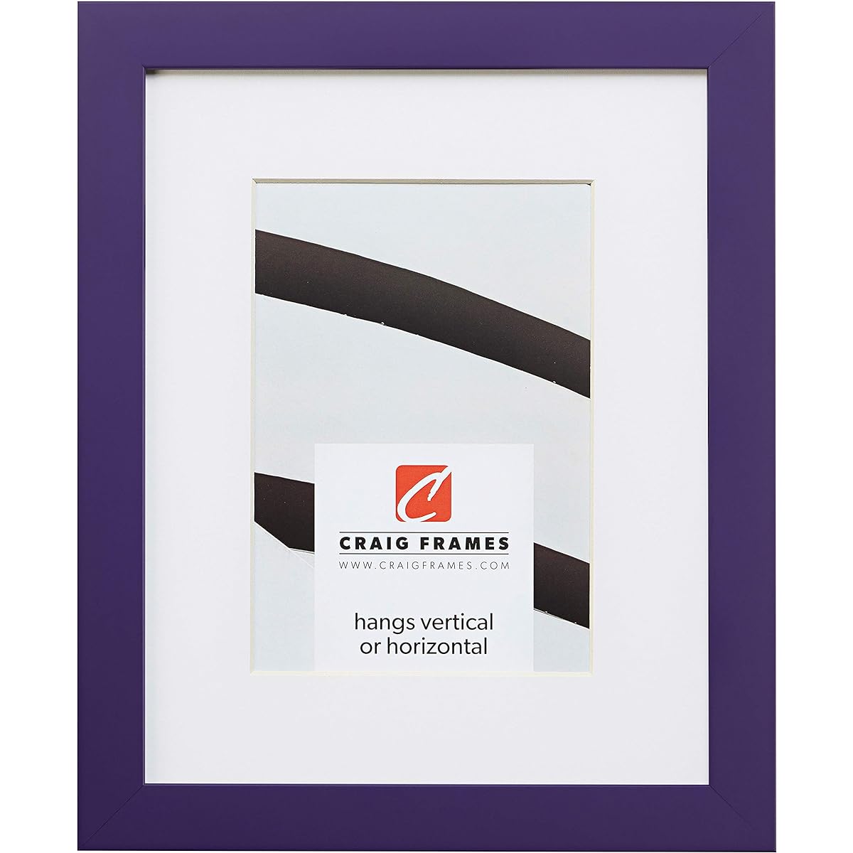 Craig Frames Confetti 16 x 20 Inch Modern Purple Picture Frame with Matte Finish for Displaying 11 x 14 Inch Photos