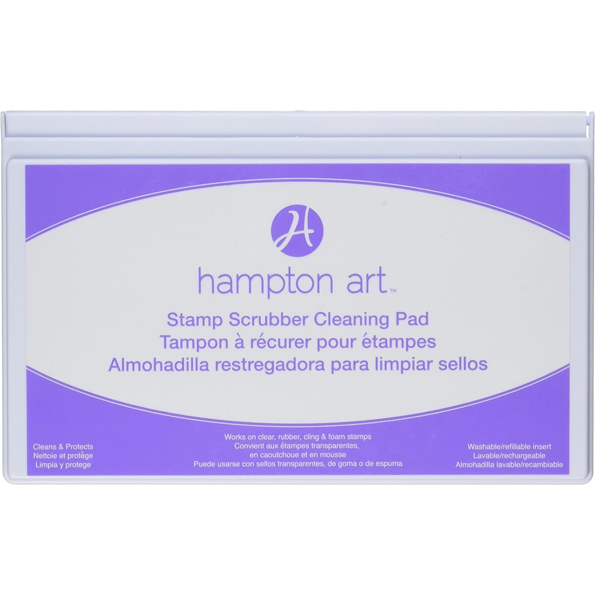 Hampton Art Stamp Scrubber Cleaning Pad & Case 19cm x 11cm