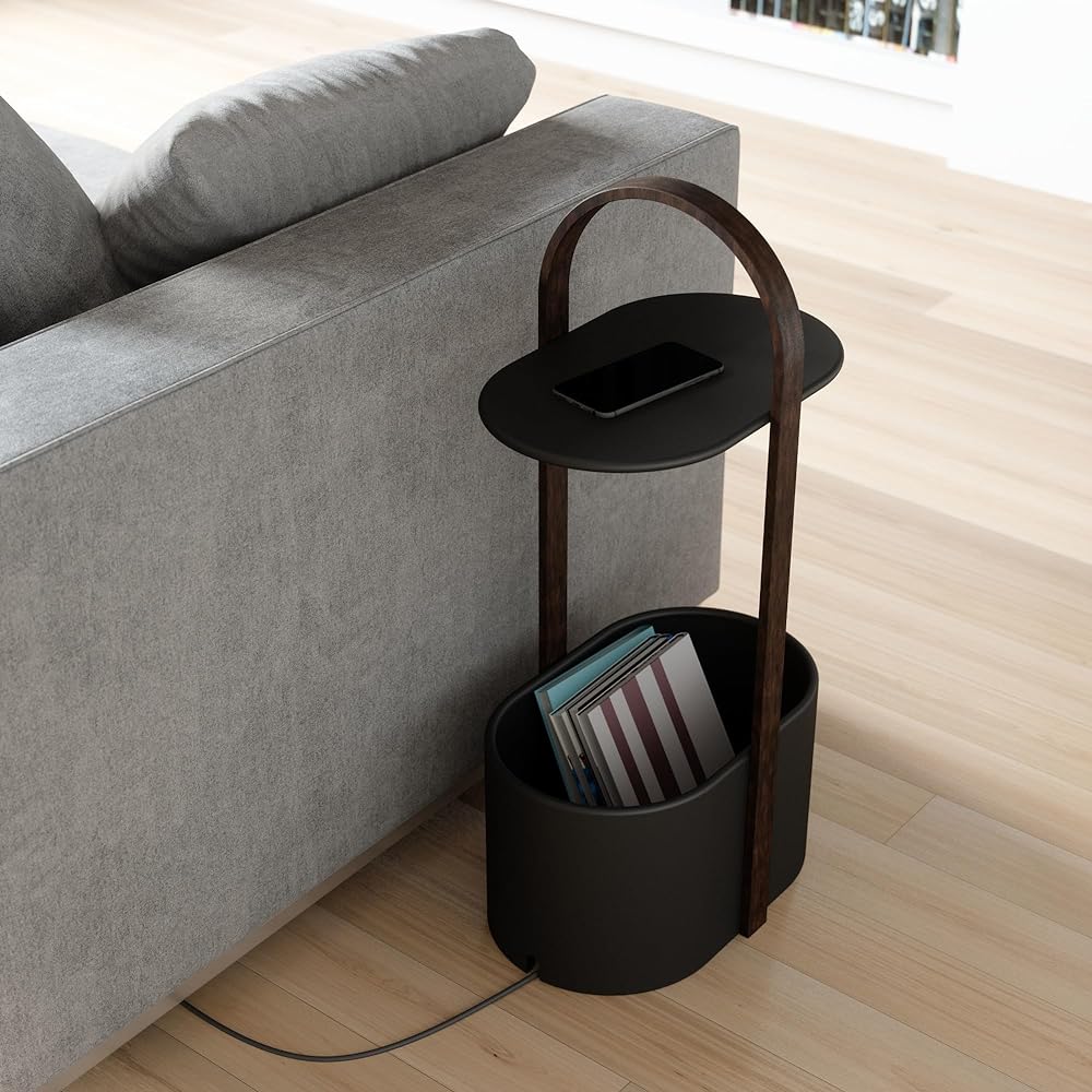 umbra HUB Storage Table White x Natural Present Gift Side Table Storage Simple Design Portable HUB 21013760668