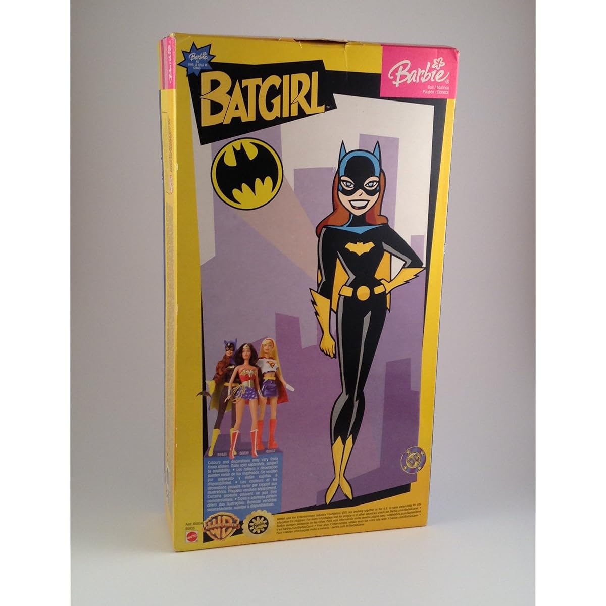 Barbie as BatGirl: 11.5" Collectible Doll with Stand and Character Logo from DC Comics Super Friends