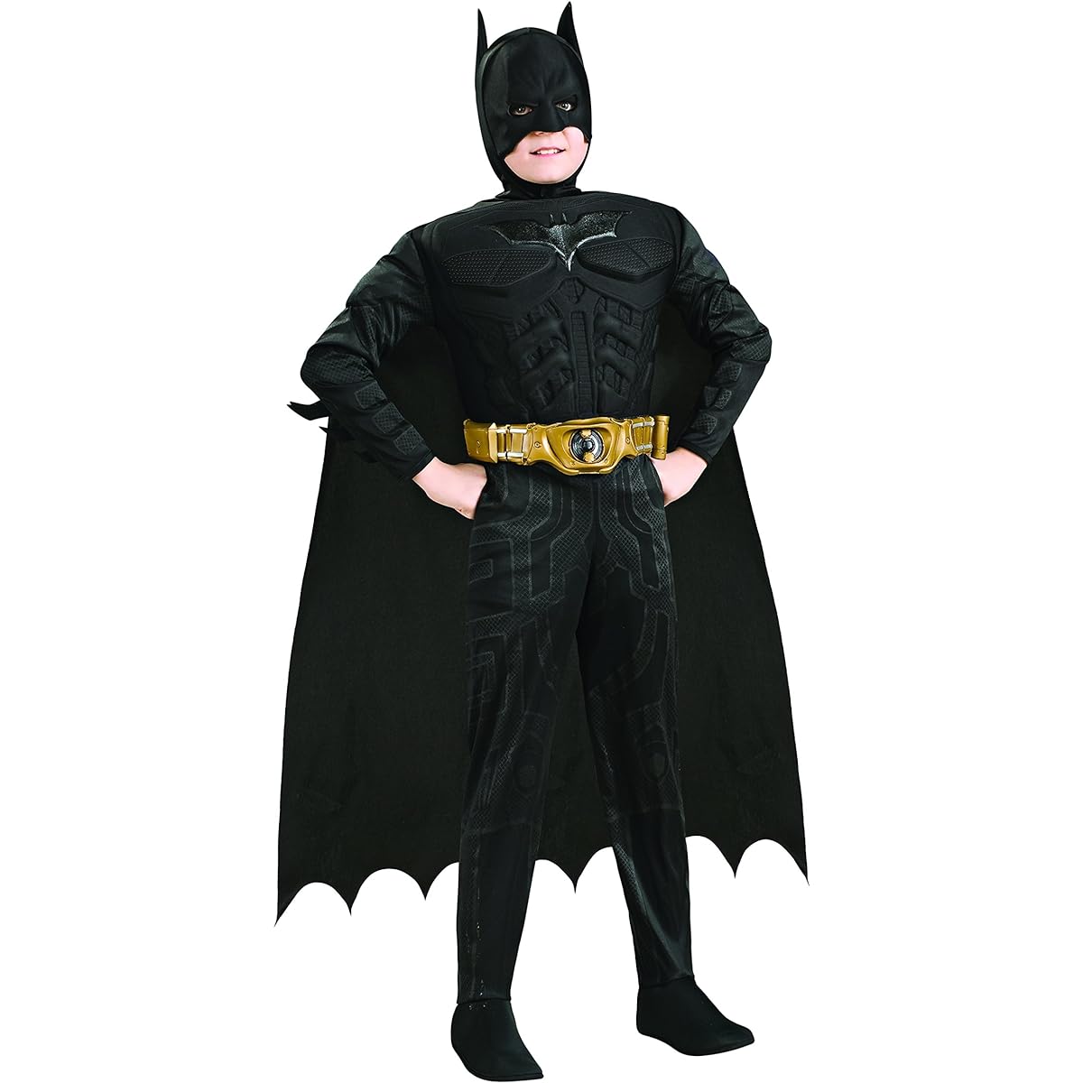 Batman Cosplay Dark Knight Goods Batman DX Muscle Chest Children's Costume M [Parallel Import]