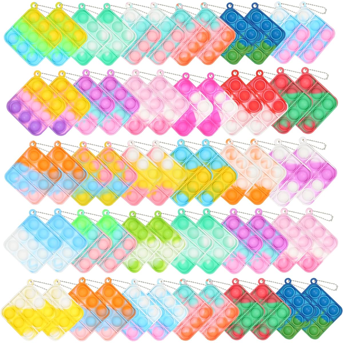 Fidget Toys 180pcs Bulk Buy Kids Party Favors Mini Pop Fidgets Birthday Party Favors for Kids Toddlers Adults Small Classroom Giveaways Fidget Toys Goody Bag Stuffers for Kids Bubble Poppers