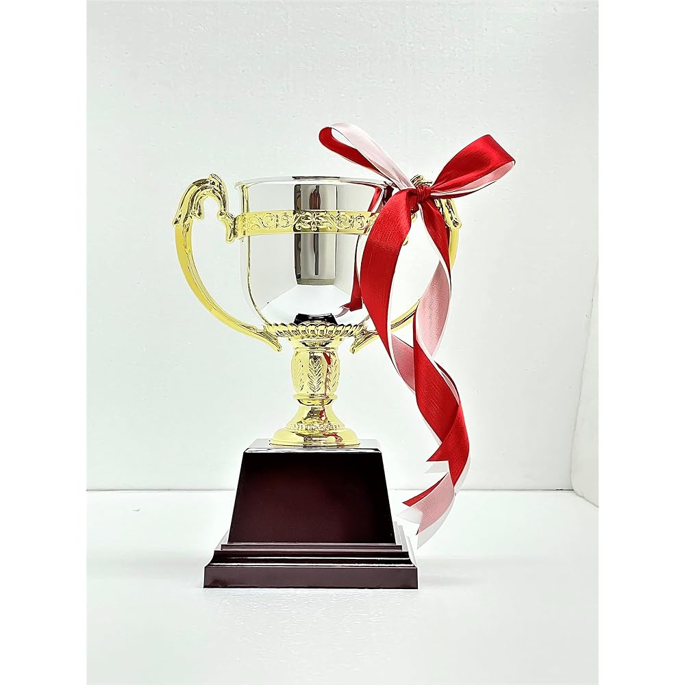 Victory Cup Height 24.5cm Comes with a plate with victory letters, 5 resin trophy pennants FB-125A