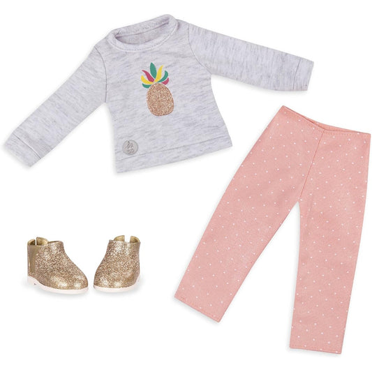 (Dressed to Dazzle ) - Battat Glitter Girls Dressed to Dazzle Darling Top and Pant Regular Outfit 36cm Doll Clothes and Accessories for Girls Age 3 and up - Children's Toys