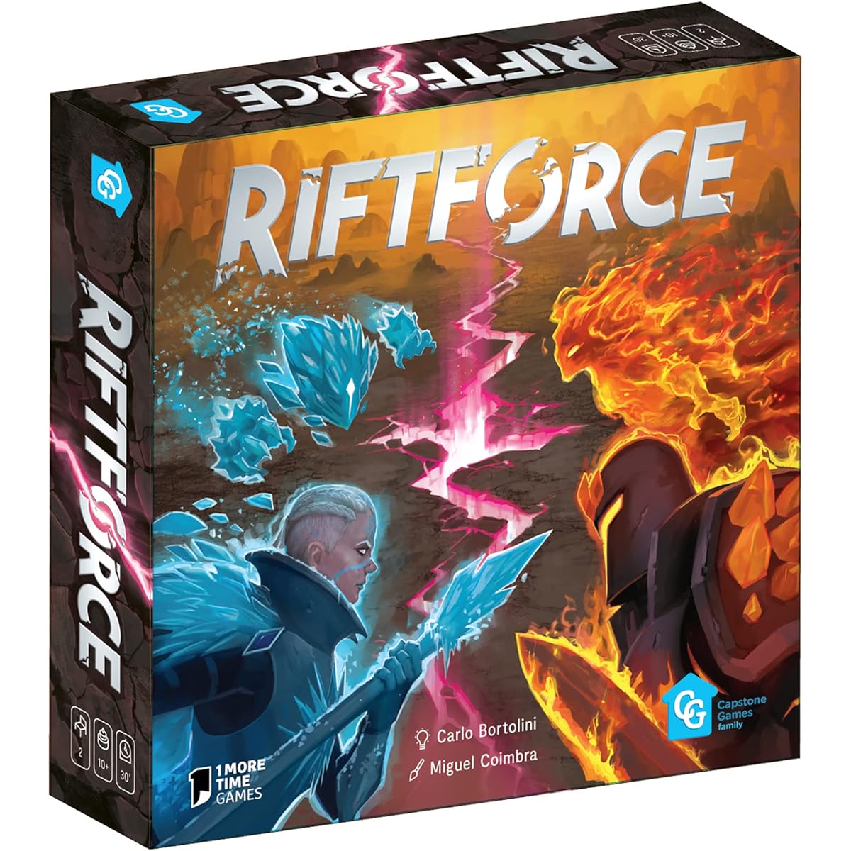Capstone Games Rifle Force Strategy Board Game 3 actions to choose from when planning your strategy Play time 30 minutes Ages 10 and up