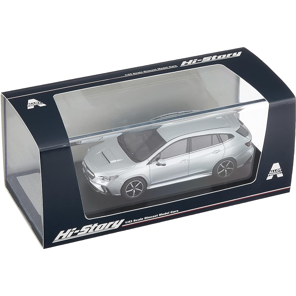 Hi Story 1/43 Subaru LEVORG GT-H (2020) Ice Silver Metallic Finished Product HS330SL