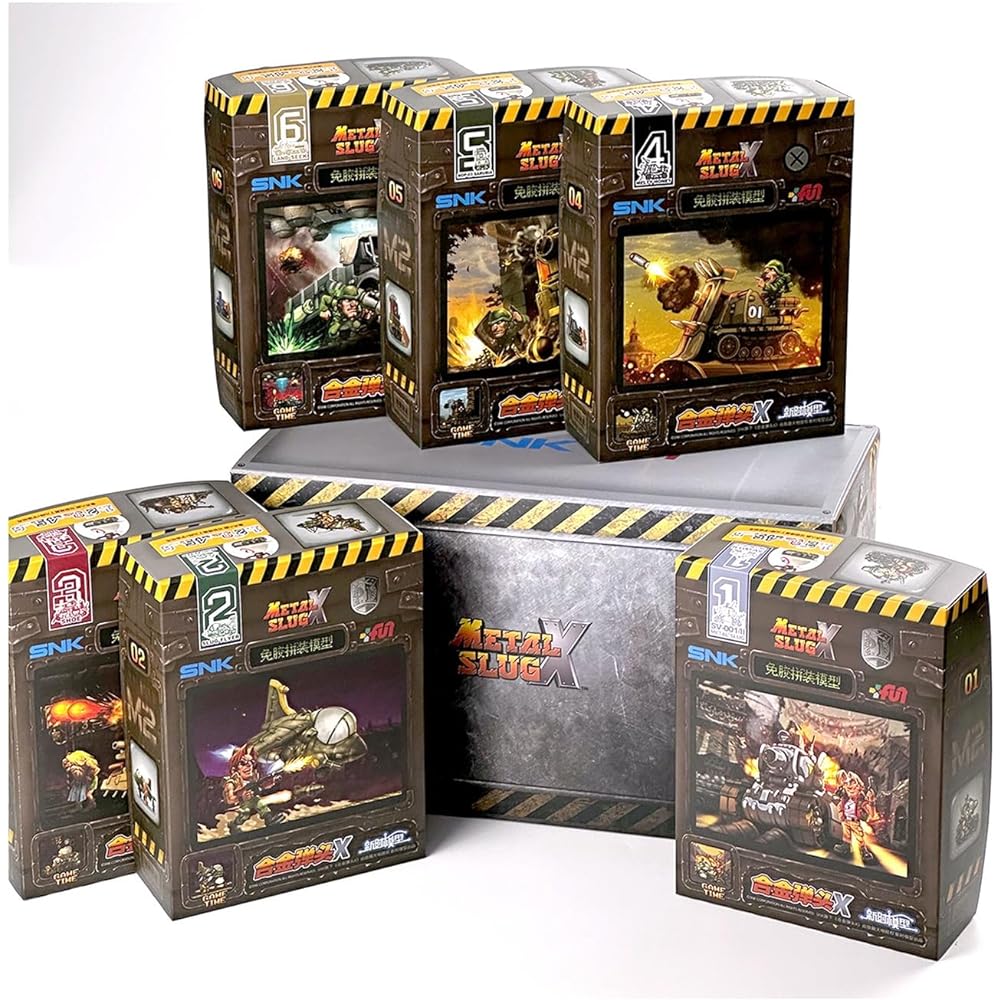 New model Metal Slug X 6 types assorted box plastic model XNSMSX007