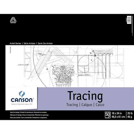 Foundation Bind Tracing Pad 19" x 24" 50 Sheets/Pads -