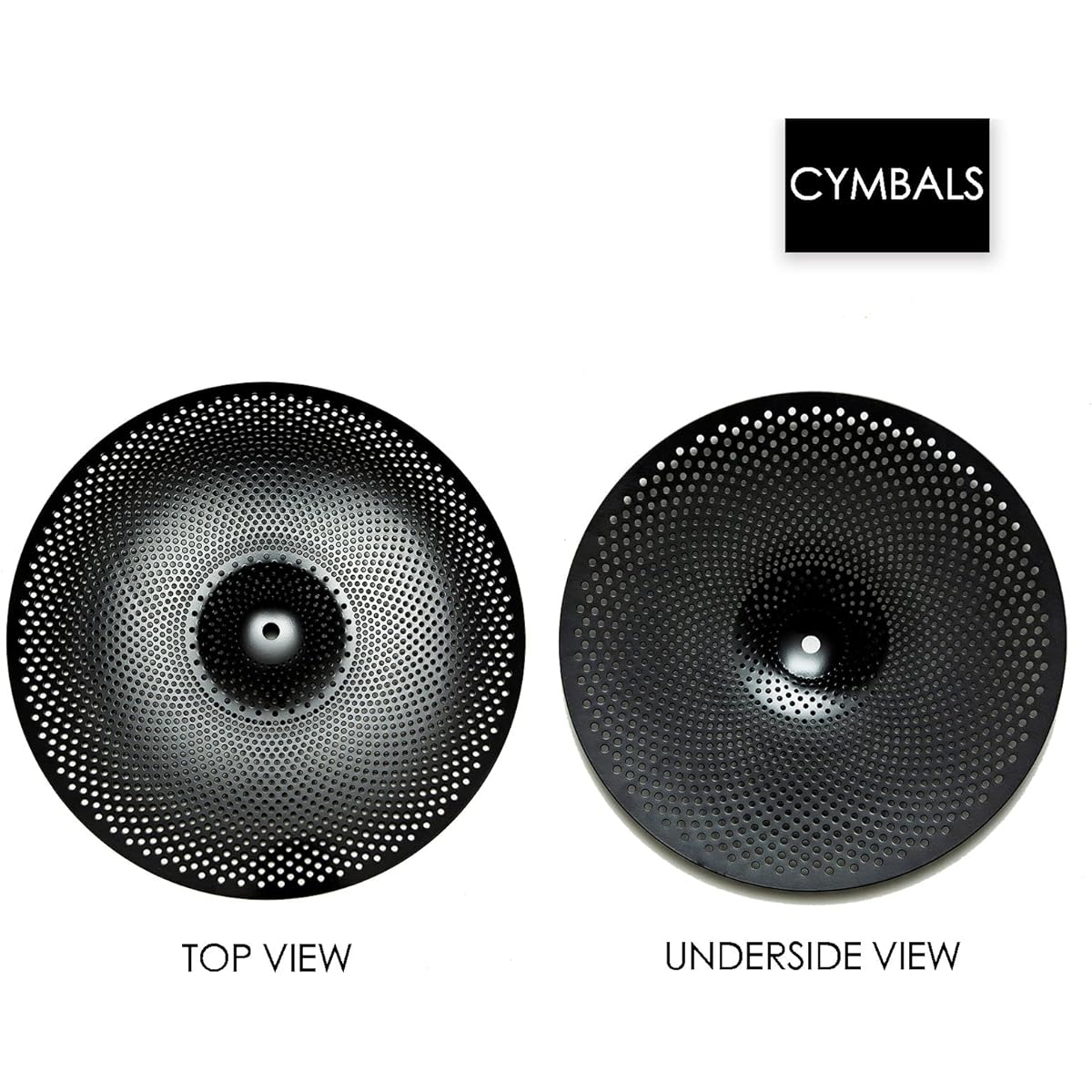 Small quantity 10 inch splash cymbal 10 inch practice splash cymbal quiet splash cymbal (10 inch, black)