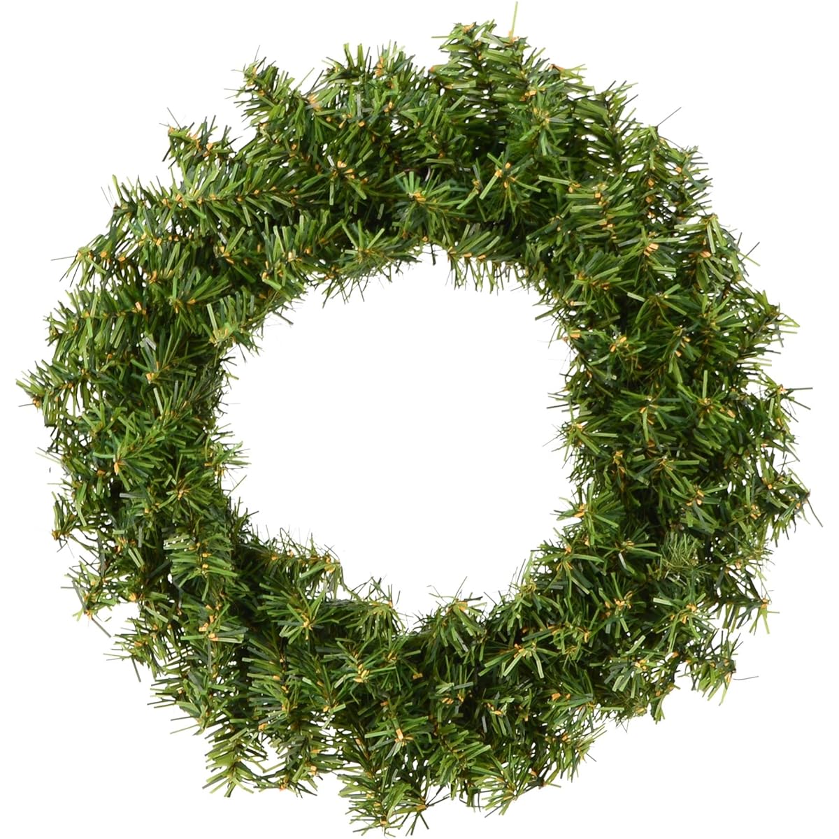 Vickerman 6 Inch Mini Pine Artificial Christmas Wreath No Lights Fake Mini Christmas Wreath Indoor Seasonal Home Wall Decoration