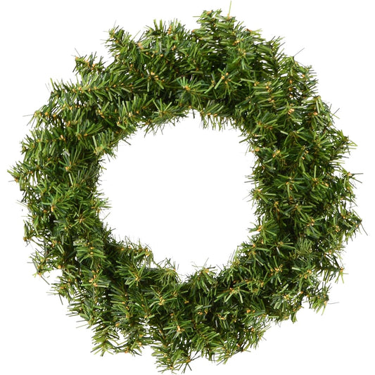 Vickerman 6 Inch Mini Pine Artificial Christmas Wreath No Lights Fake Mini Christmas Wreath Indoor Seasonal Home Wall Decoration