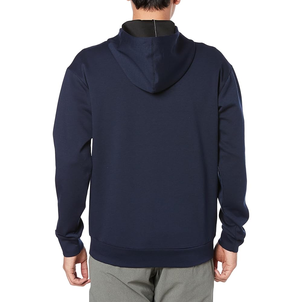 [Le Coq Sportif Golf] Cut and Sew Hoodie Parka Cardboard Knit Stretch Sweat Absorbent Golf QGMWJL54 Men's