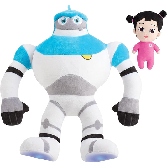 ARPO Robot Babysitter Cookie Care - Lights and Sounds Interactive Plush Toy Set for Pretend Play
