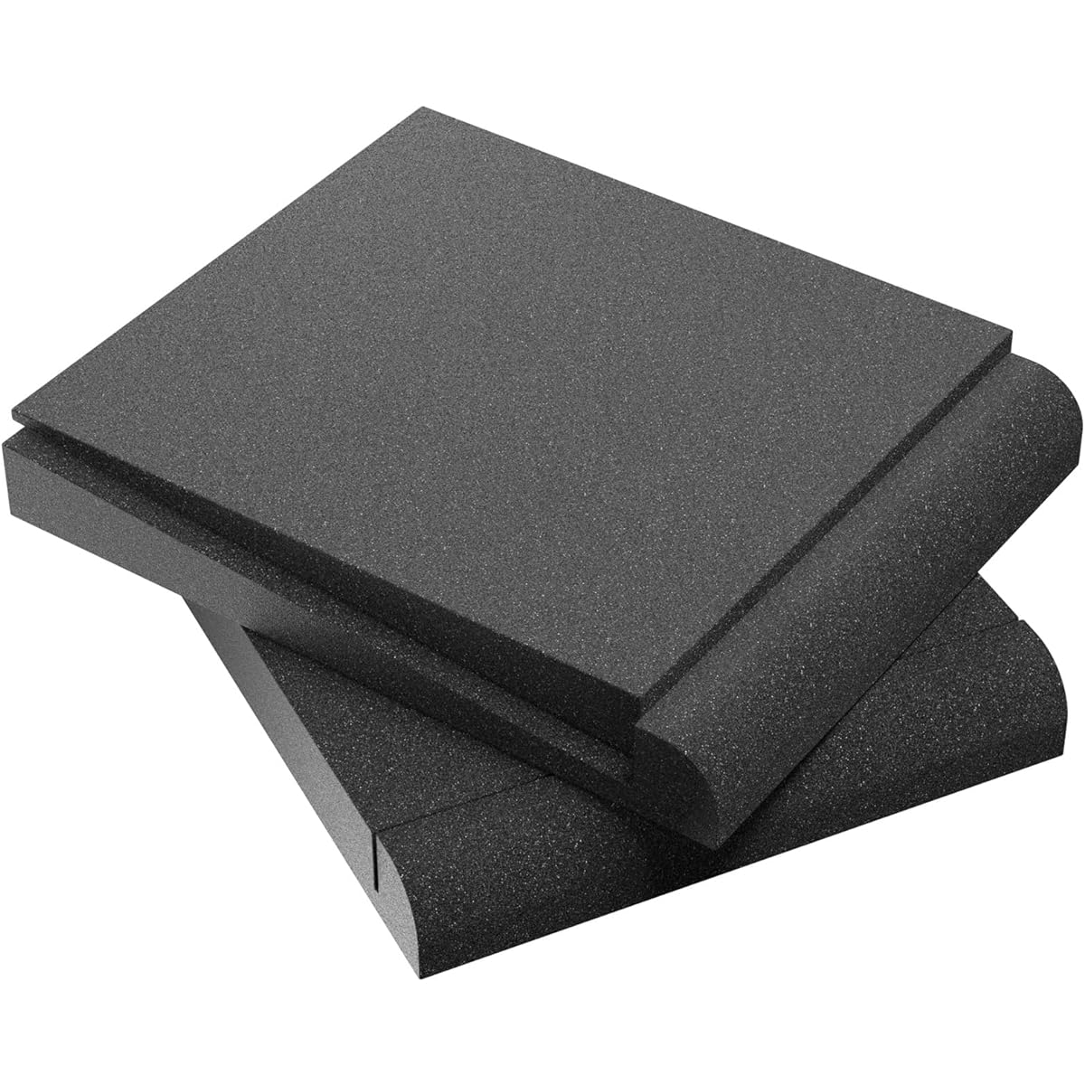 TONOR Speaker Insulation Pad Studio Monitor Acoustic Foam High Density Sound Insulation Panel Compatible with Most 6.5"-8" Speakers Adjustable Angle Anti-Vibration 10.75" x 13" x 1.8" Pack of 2
