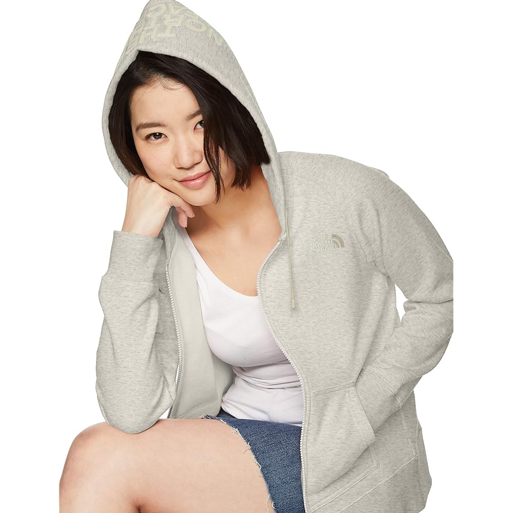 [The North Face] Parka Sweatshirt [FW22] Rear View Full Zip Hoodie Women's Organic Cotton