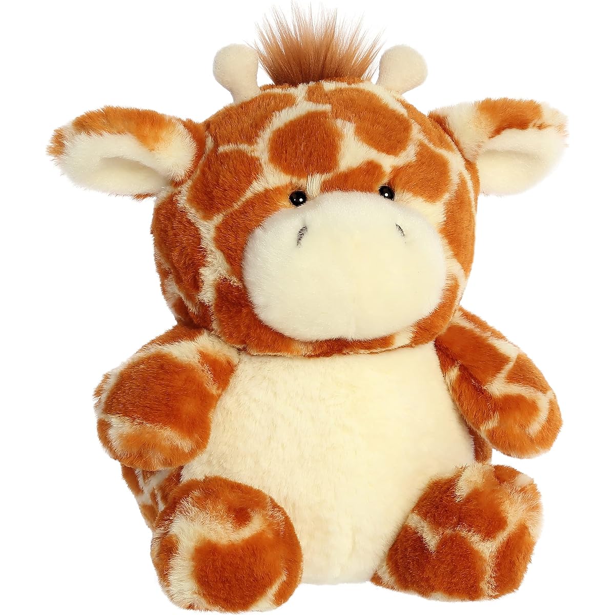 Aurora® Adorable Stubez™ Tops Giraffe™ Plush - Cuteness Overload - Endless Fun - Brown 11"