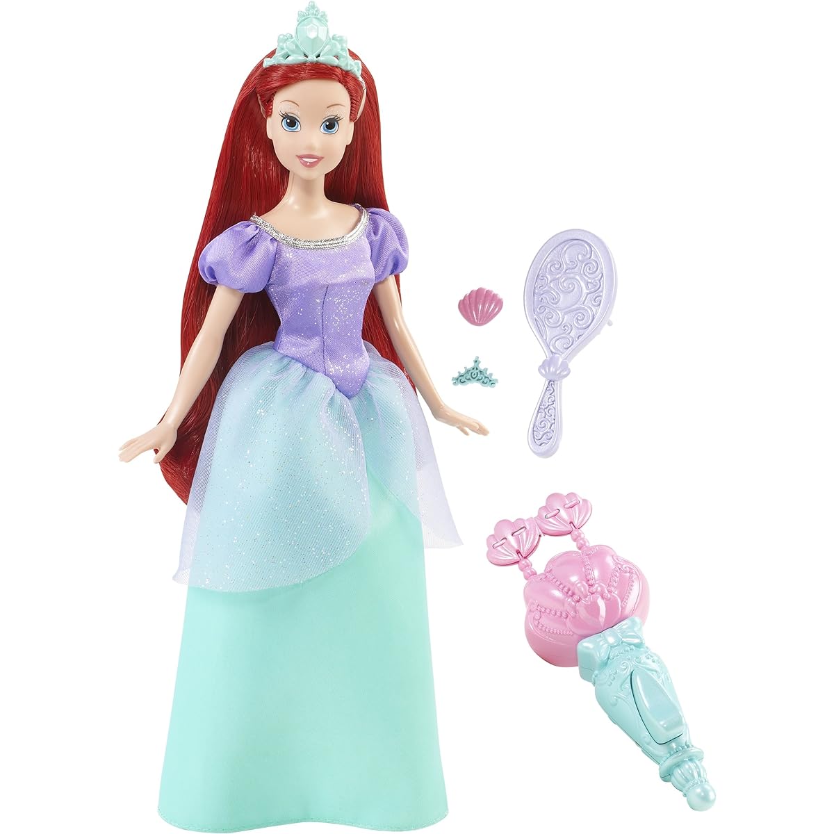 Disney Princess Sparkle And Style Ariel Doll