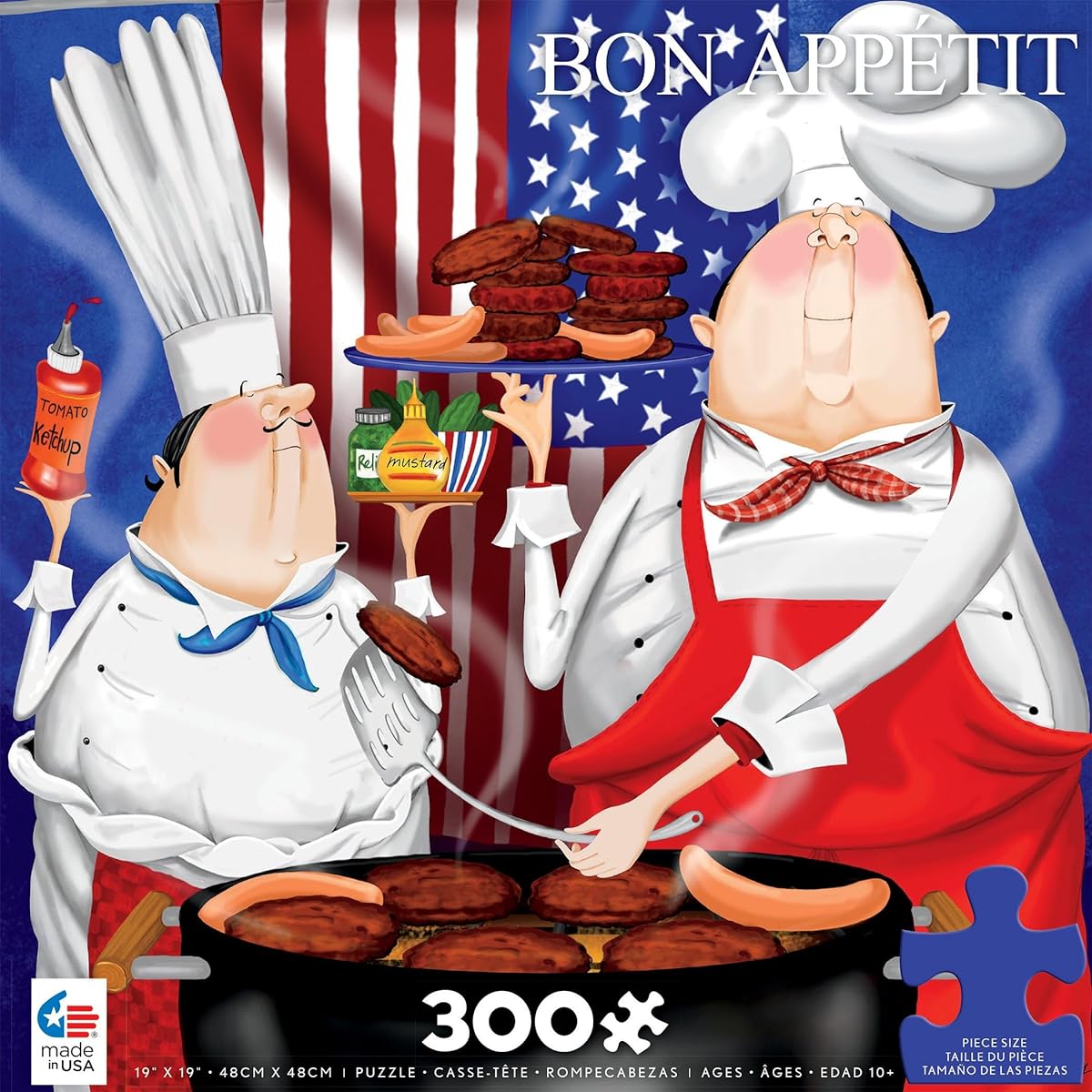 Ceaco - Bon Appetit! - 4th of July - 300 Piece Jigsaw Puzzle